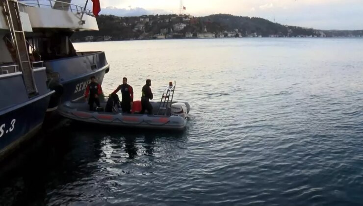 Sarıyer’de balık tutarken denize düşen iki kişi gözden kayboldu