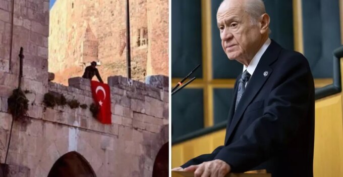 Bahçeli’den kalesine bayrak asılan Halep’le ilgili çok konuşulacak çıkış