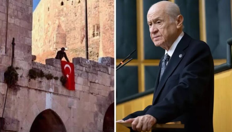 Bahçeli’den kalesine bayrak asılan Halep’le ilgili çok konuşulacak çıkış