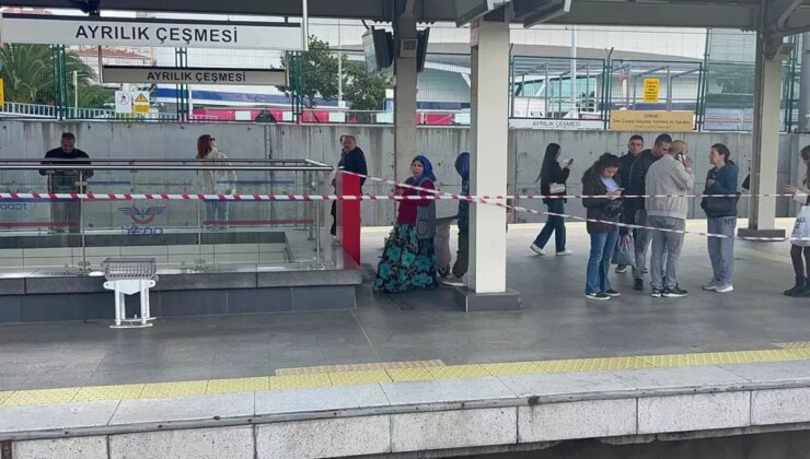 Marmaray Ayrılıkçeşmesi istasyonunda intihar