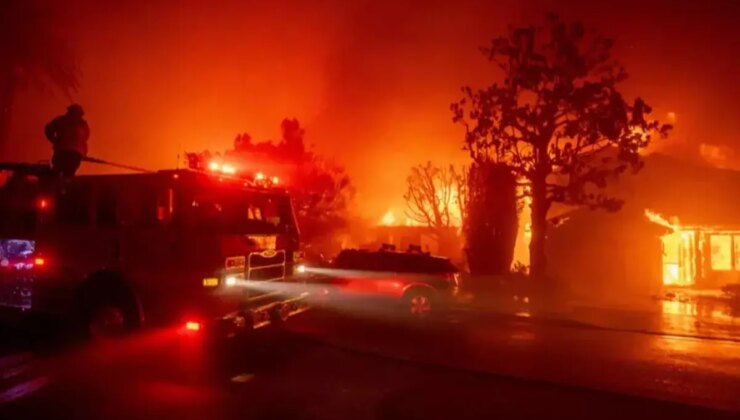 ABD’nin Los Angeles kentinde çıkan orman yangını nedeniyle acil durum ilan edildi