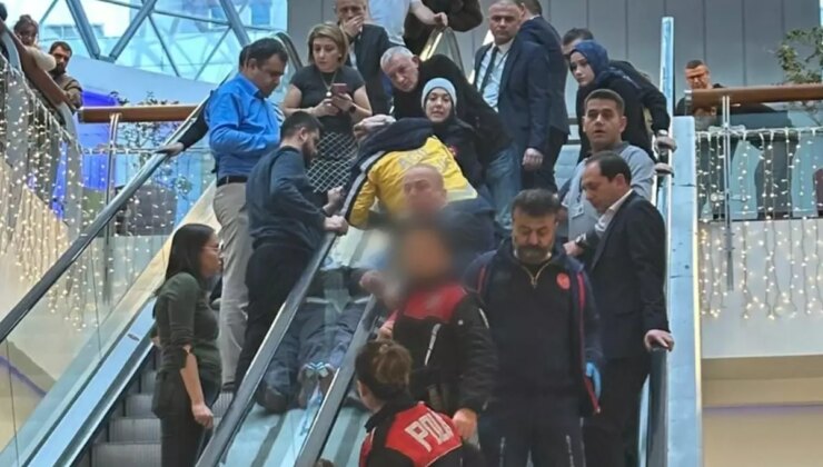 AVM’de çökme! Yürüyen merdivenlere düşen işçi hayatını kaybetti