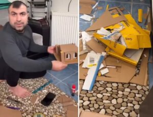 Bir baba, çocuğuna verilen proje ödevine isyan etti