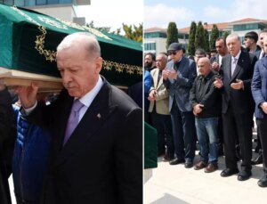 Erdoğan, Arapça öğretmeninin cenaze namazına katıldı