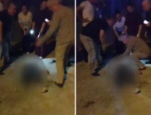 Eski nişanlısının elinde bıçak gören kadın balkondan atladı