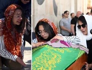 Güpegündüz öldürülen Bahar’ın cenazesi gözyaşları içinde toprağa verildi