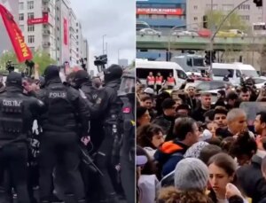 İstanbul’da 1 Mayıs gerginliği! Polis müdahale edince arbede yaşandı