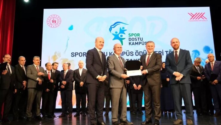 Uşak Üniversitesinin ‘Spor Dostu Kampüs’ projesine YÖK’ten ödül